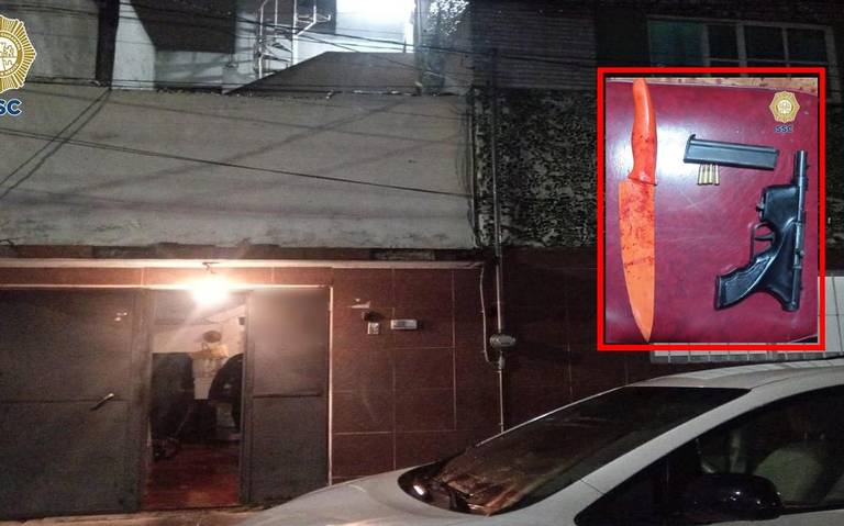 Sujeto acuchilla a su esposa y a su madre dentro de su casa