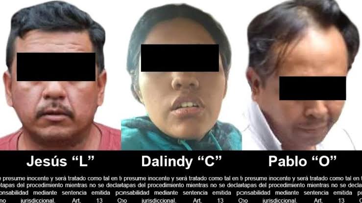 Tras desmantelar red de robo de menores operaba en Chiapas, Morelos y Puebla capturan a tres personas y recatan a 2 menores de edad