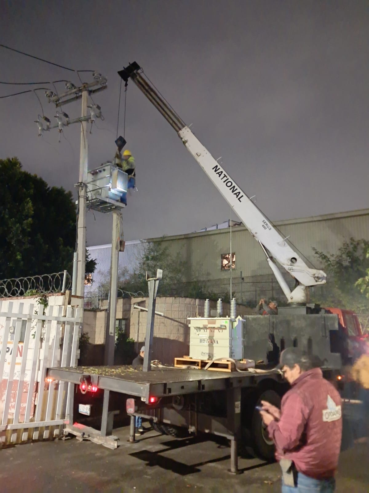 Reparan en Chicoloapan Edoméx, OPDAPAS Transformador en Piedras Negras