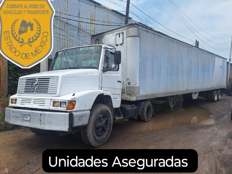 Tractocamión Robado Recuperan con Mercancía de 200 mil Pesos en Teoloyucan, SSEM Actúa Rápido