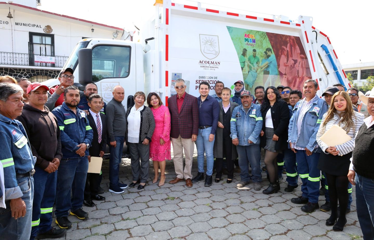 PC, Servicios Públicos y Bomberos de Acolman Edoméx, amplían su capacidad de atención al público tras equip amiento