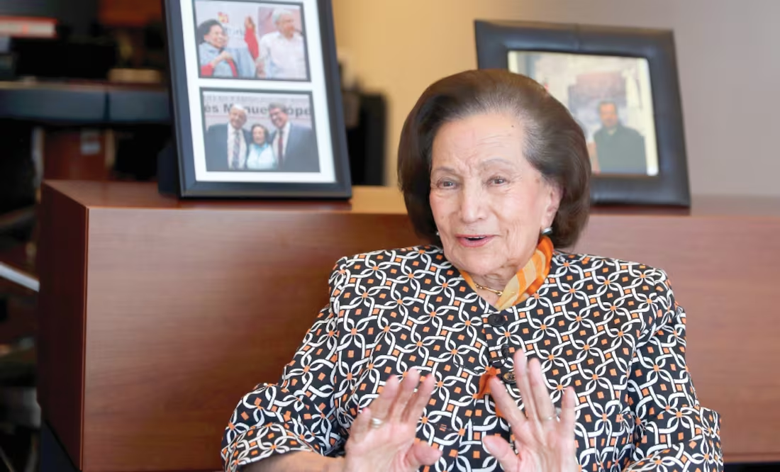 Fallece Ifigenia Martínez a unos días de entregarle la banda presidencial a Claudia Sheinbaum