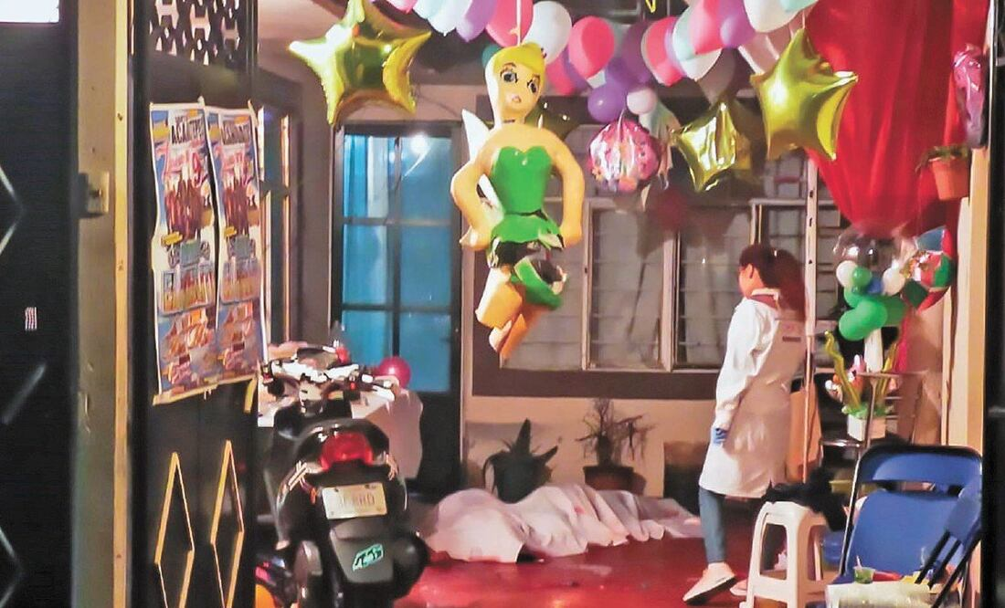 Balacera en un cumpleaños, resultan un muerto y cuatro heridos en Neza