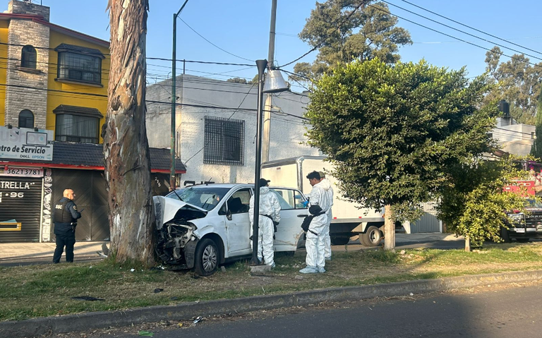 Mueren dos personas al chocar en el vehículo que iban contra árbol