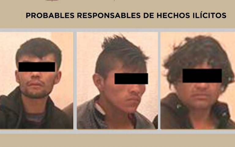 Rescatan a tres sujetos antes de ser linchados por pobladores de Lerma por robo