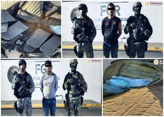 Gabinete de Seguridad, en Sinaloa detienen a dos sujetos en posesión de armas de fuego y fentanilo