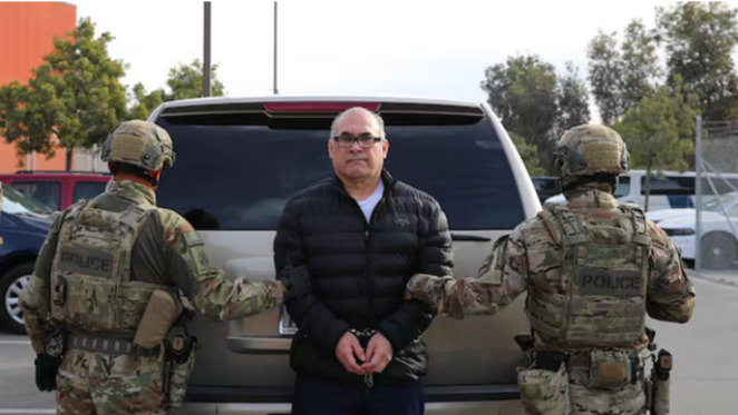 Osiel cardenas Guillen es extraditado de EEUU a México, llega a Almoloya