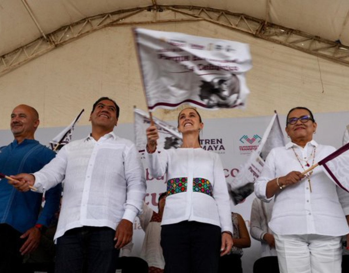 “Sheinbaum da el banderazo de salida para la reconstrucción del Parque Ecoturístico” La Ceiba”