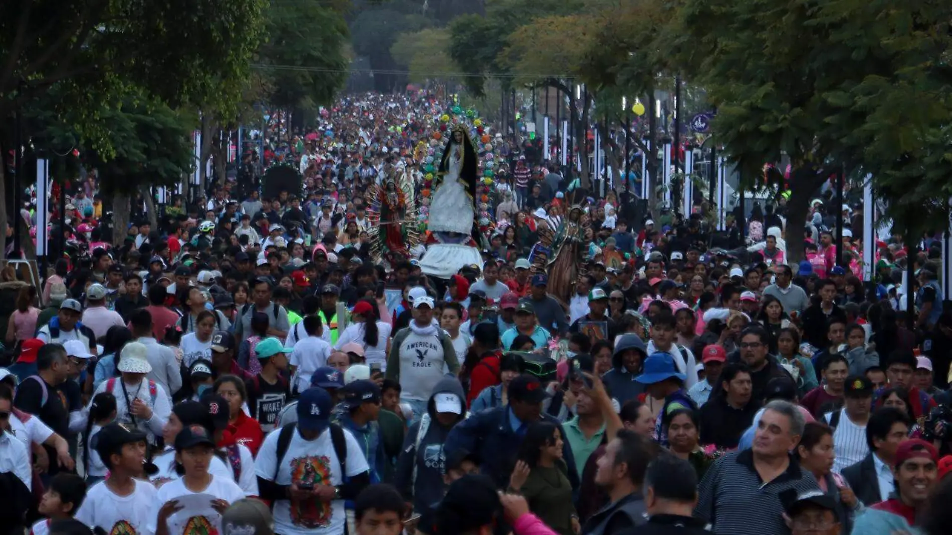 Después de los festejos de la Virgen de Guadalupe, peregrinos dejaron 536 toneladas de basura