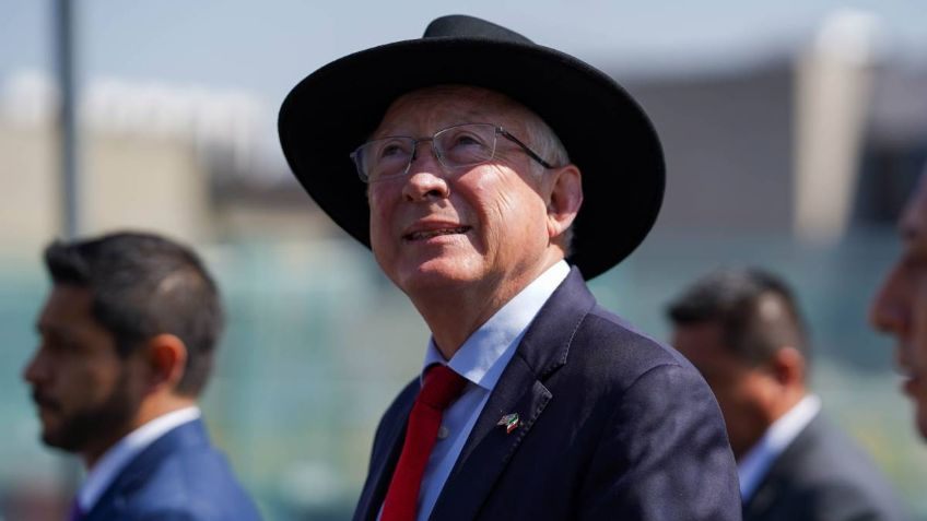 Ken Salazar inaugura la nueva sede de la Embajada de EU en la Miguel Hidalgo