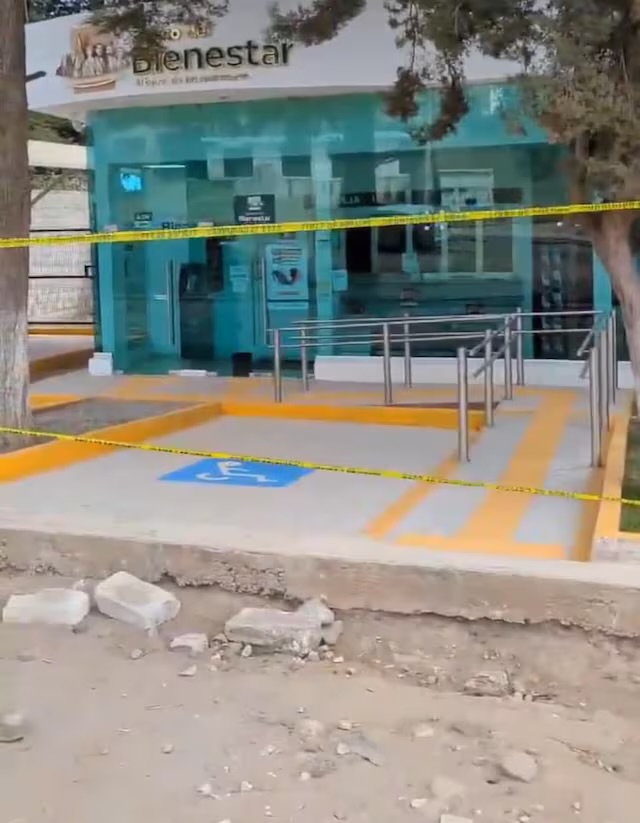 Asalto millonario en el Banco del Bienestar en Puebla