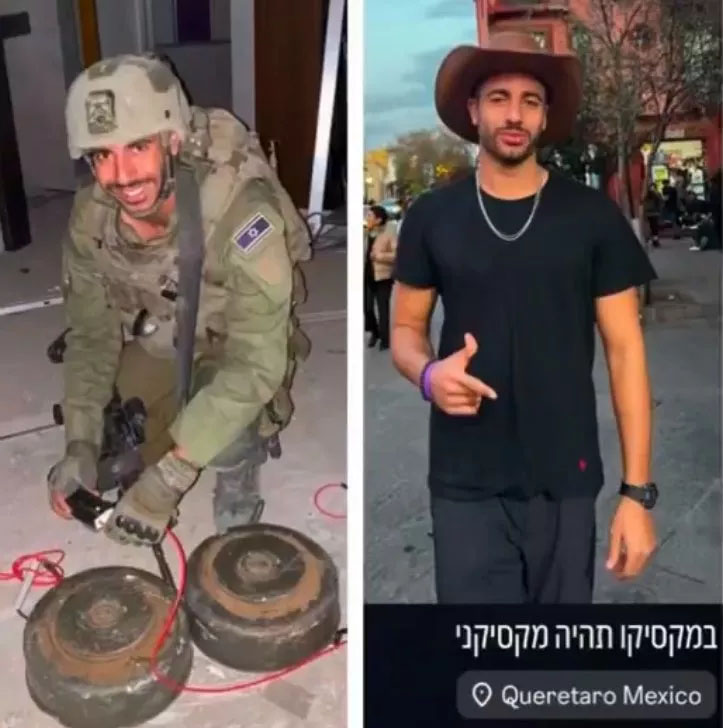 Redes Sociales denuncian que dos militares israelíes detenidos acusados de genocidio en Gaza en México