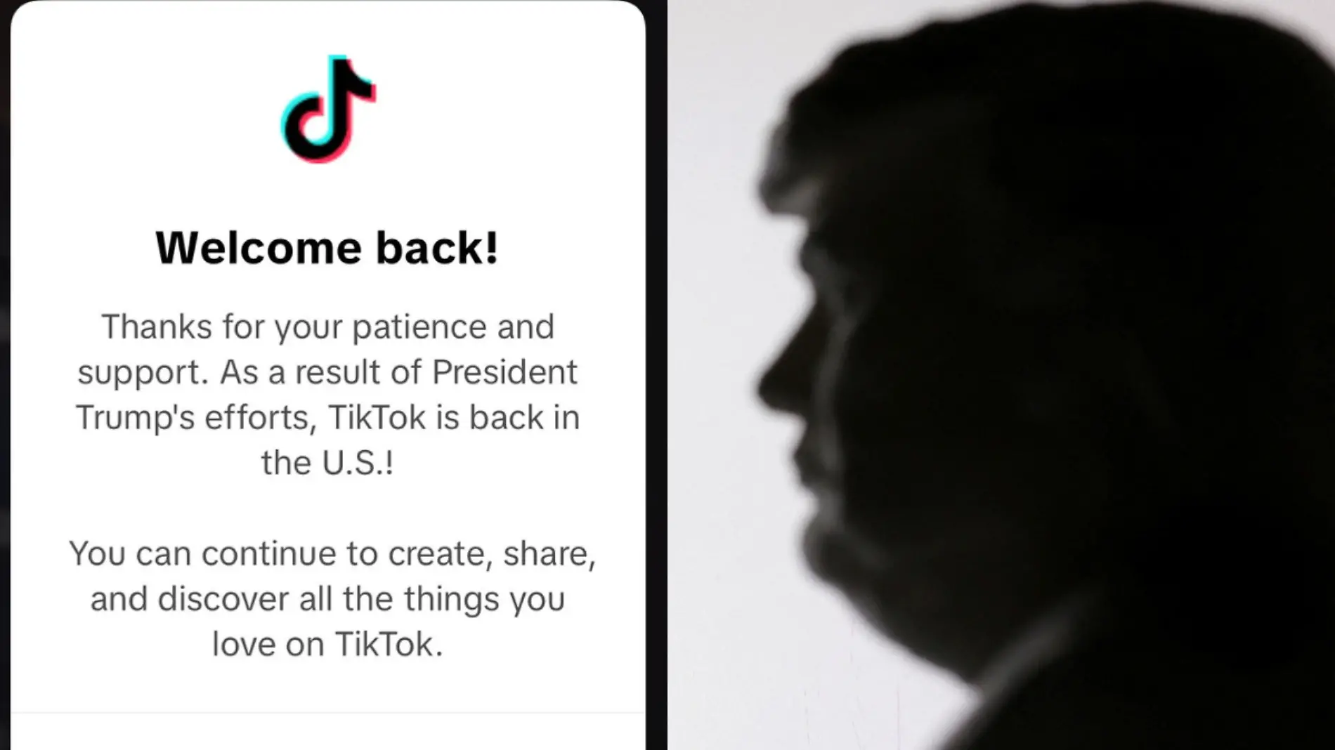 TikTok está restableciendo su servicio en EU por órdenes de Trump