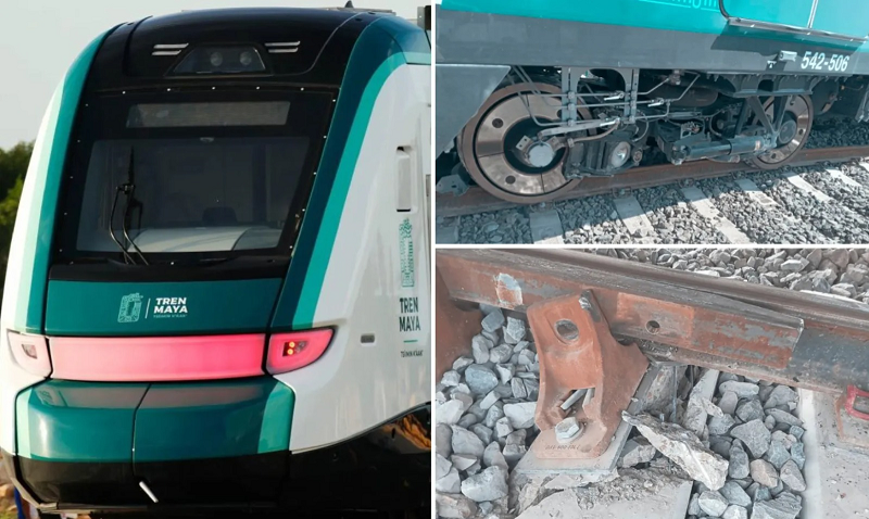 Las Fallas Mecánicas del Tren Maya son por desperfectos en sus Motores y denuncias de corrupción