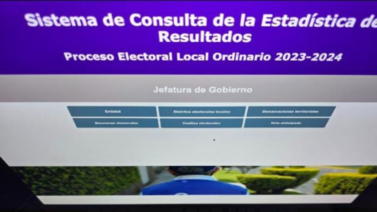 IECM publica datos del proceso electoral 2023-2024