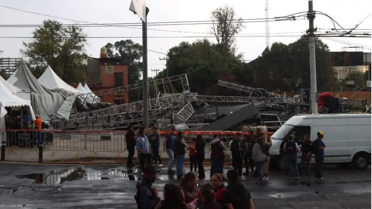 Exige PAN CDMX investigar desplome de escenario en GAM