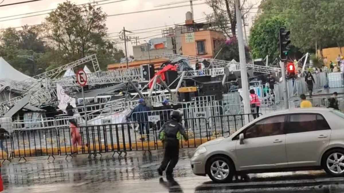PAN exige que se investigue el colapso del escenario en la GAM y se revise los contratos de la empresa responsable