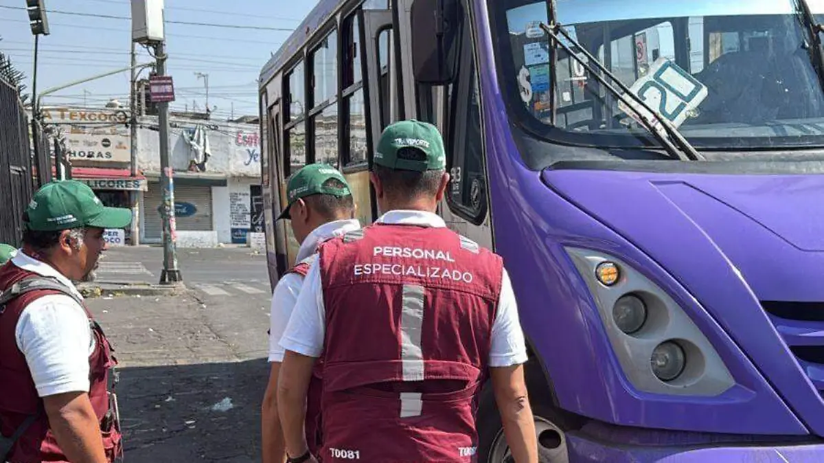 Refuerzan la vigilancia en el transporte público para garantizar un mejor servicio