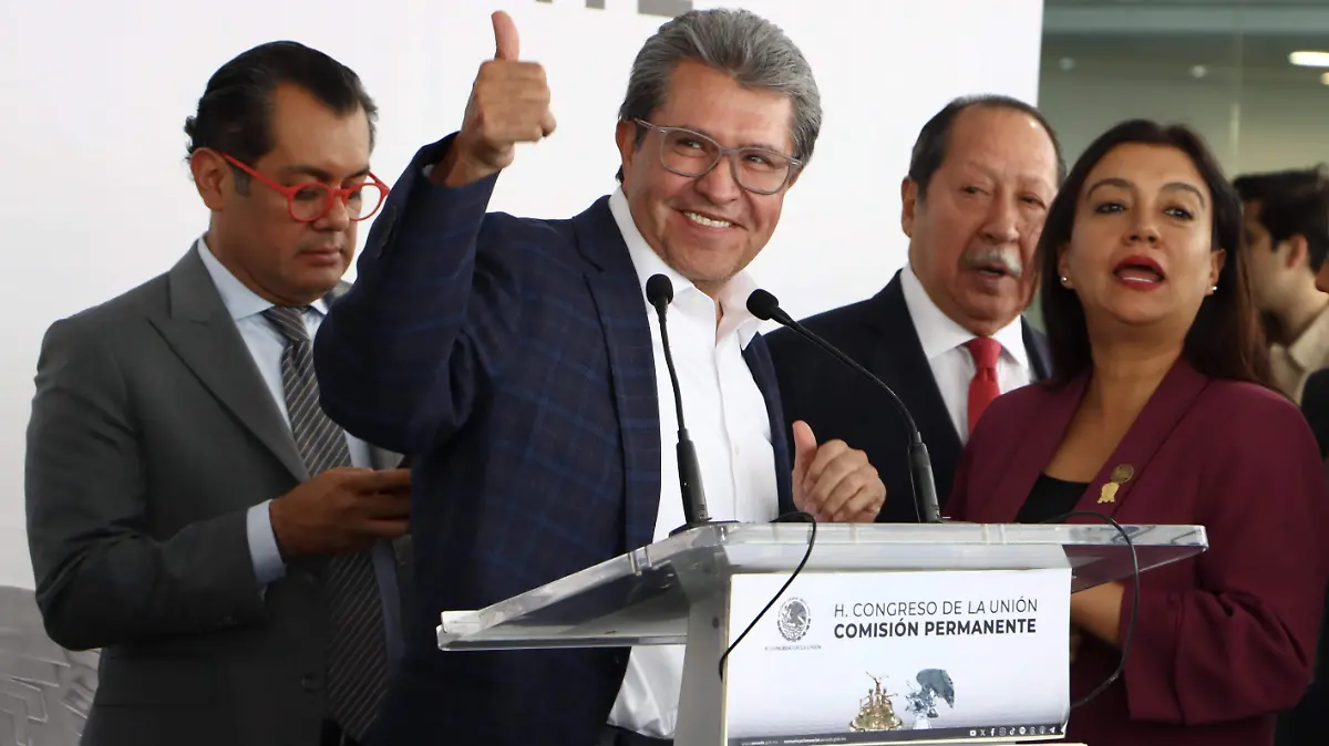 Monreal anuncia que la ley en materia de extorsión será prioridad para la Cámara de Diputados