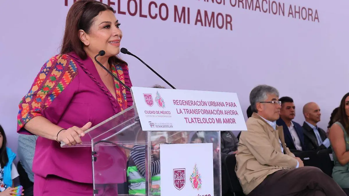 Brugada anuncia inversión histórica para mejorar edificios, servicios de salud y seguridad en Tlatelolco