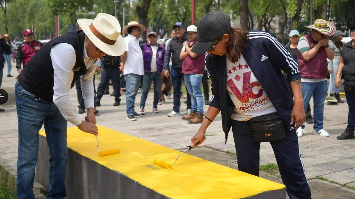 Evelyn Parra encabeza el rescate del Parque Línea “La Viga” en la Venustiano Carranza