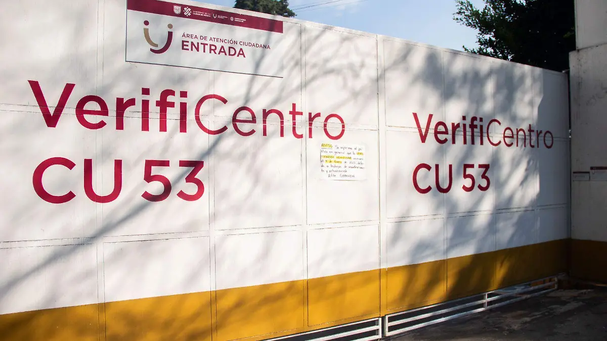 Suspenden atención ciudadana en verificación vehicular en CDMX