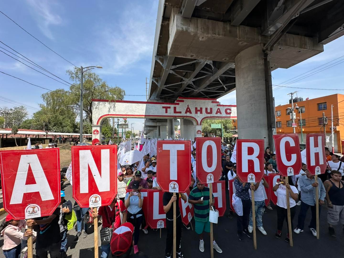 Antorcha anuncia marcha-plantón en Tláhuac