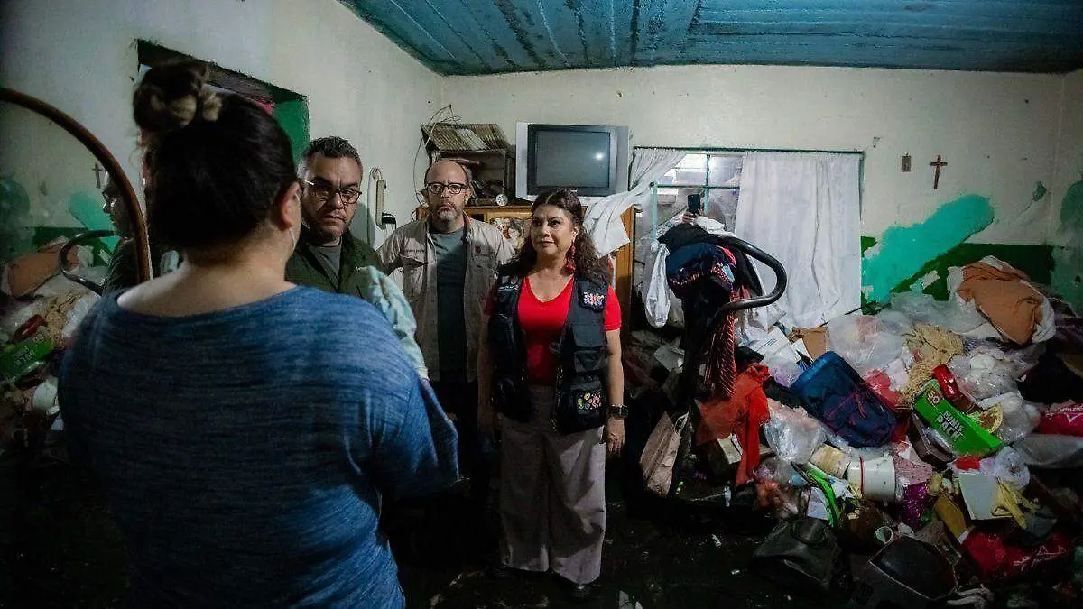 En Magdalena Contreras, una hora de lluvia bastó para fracturar casas y dañar muebles
