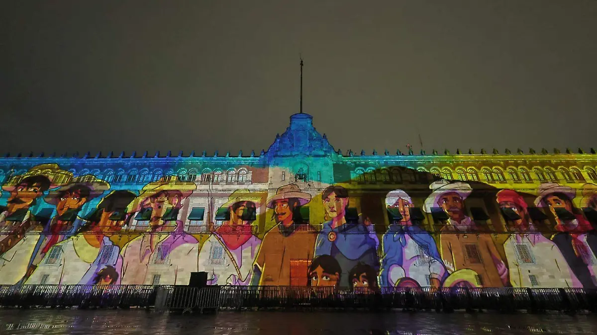 Termina “Memoria Luminosa”, el espectáculo que iluminó Palacio Nacional y la Catedral