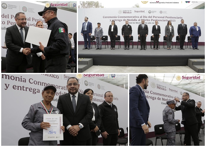 Personal penit5enciario recibió reconocimiento y la Medalla al mérito Penitenciario 2025