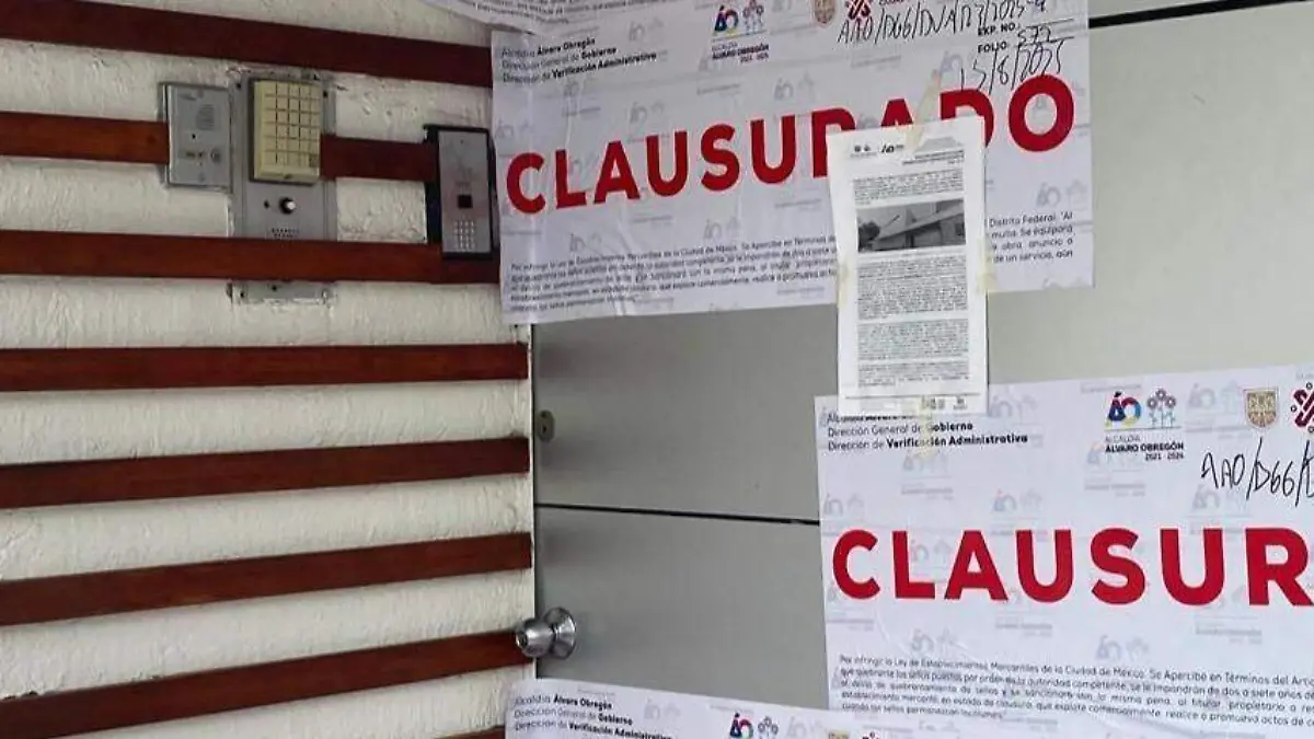 Alcaldía Álvaro Obregón clausura inmueble que operaba como escuela de natación sin uso de suelo