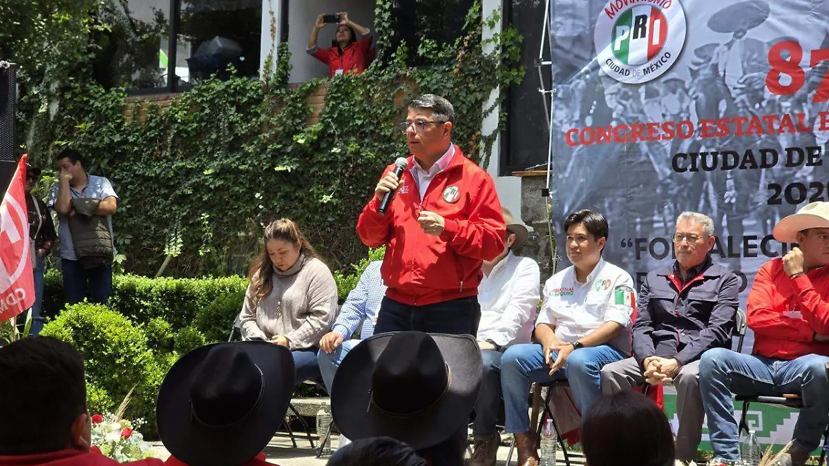 PRI CDMX niega fracturas internas y cierra filas con Alejandro Moreno