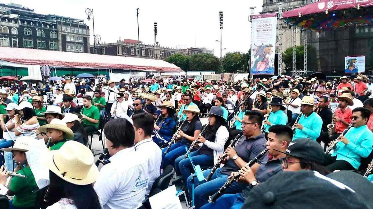 Con calenda oaxaqueña y banda monumental concluirá la Fiesta de las Culturas Indígenas