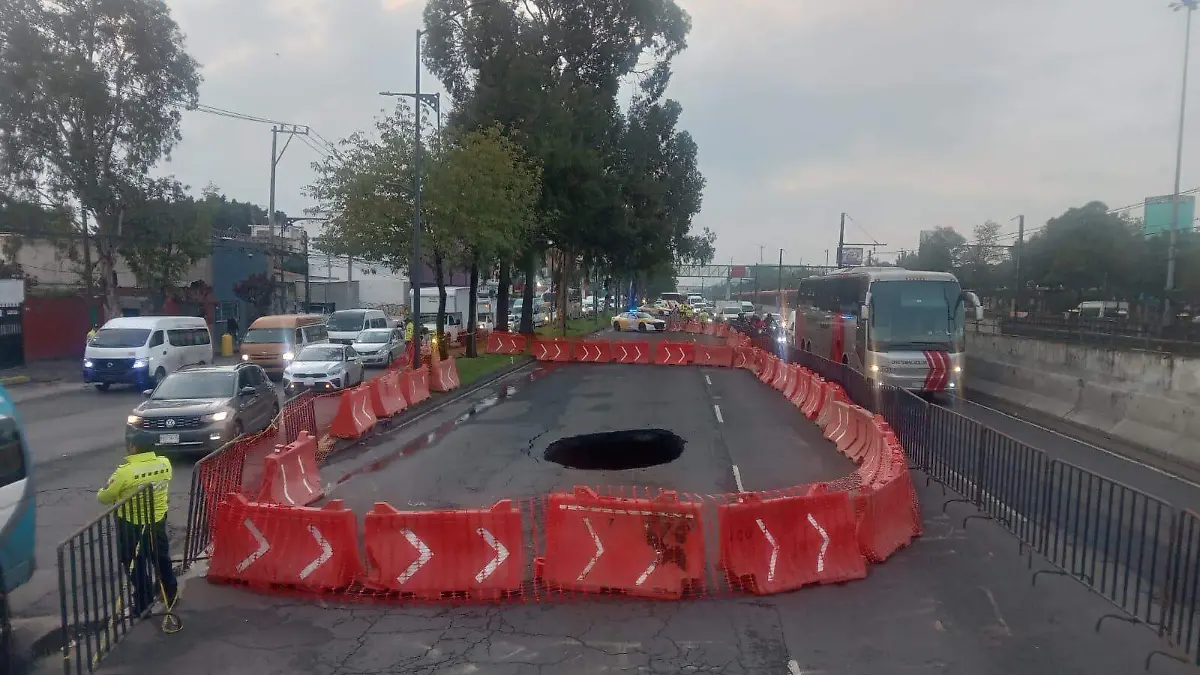 Concluirán trabajos del socavón en Ignacio Zaragoza el próximo domingo: Clara Brugada