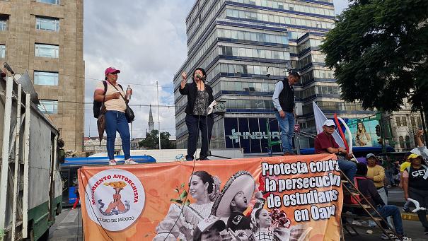 Con caravana cultural, antorchistas de la CDMX se unen a Jornada Nacional de Protesta
