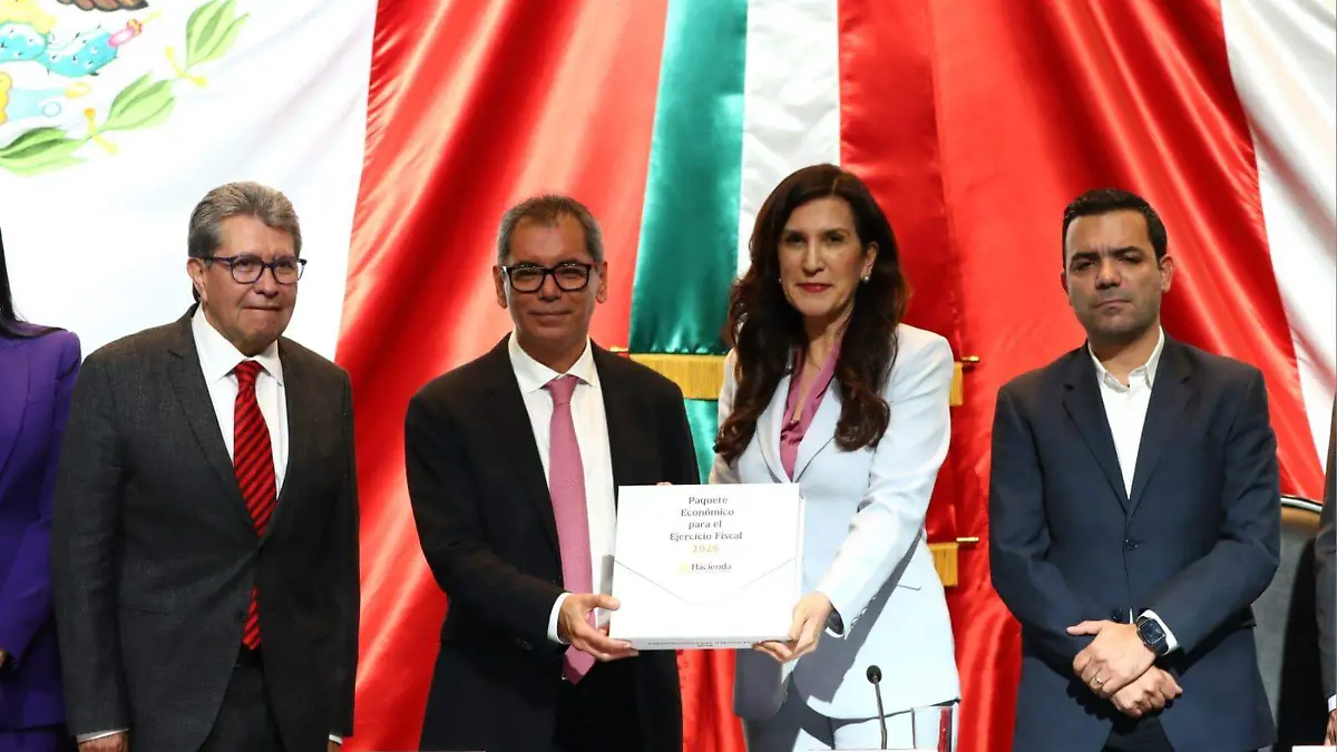 Hacienda entrega el Paquete Económico: prevé crecimiento de 1% en 2025 y 2.3% en 2026