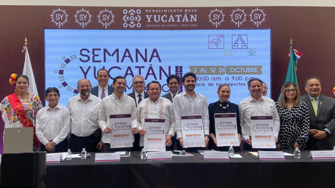 Semana de Yucatán en México 2025 llega con cultura, inversión y sabor a la CDMX