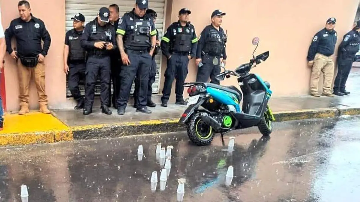 Motociclista mata a ex presidiario dentro de una carnicería en Tlalnepantla