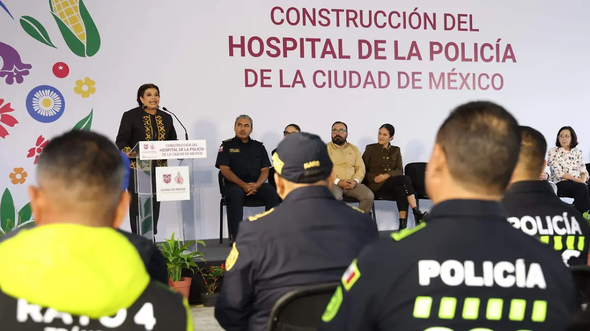Hospital de la Policía de la CDMX honra su labor y garantiza atención médica digna en CDMX: Clara Brugada