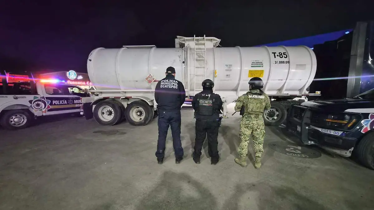 Decomisan diariamente 2 mil 285 litros de hidrocarburo robado en el Edomex