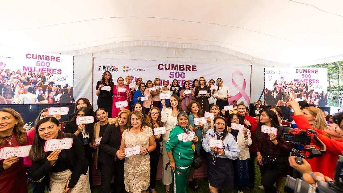 Líderes mexiquenses se reúnen en la “Cumbre 500 mujeres que inspiran”
