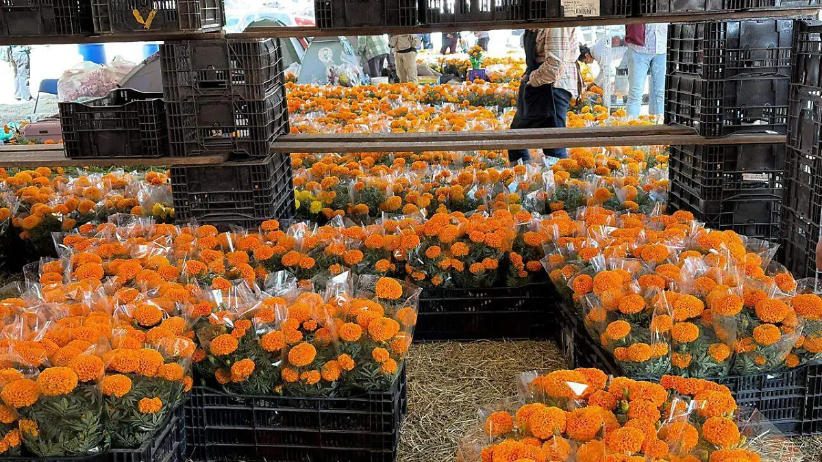 Central de Abasto celebra Romería con calabaza, camote y cempasúchil