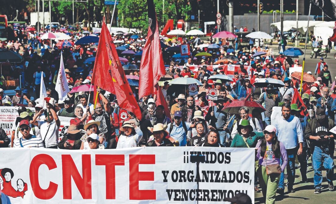 CNTE alista nuevo paro nacional y plantón en CDMX