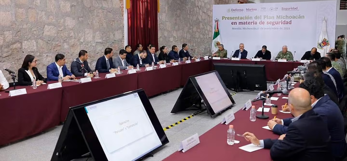 García Harfuch y Ricardo Trevilla supervisan en Morelia el Plan de paz para Michoacán