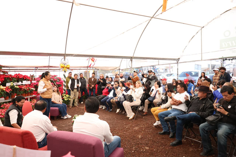 Atlixco florece con la Nochebuena: productores inician con buenas ventas y pocos incrementos
