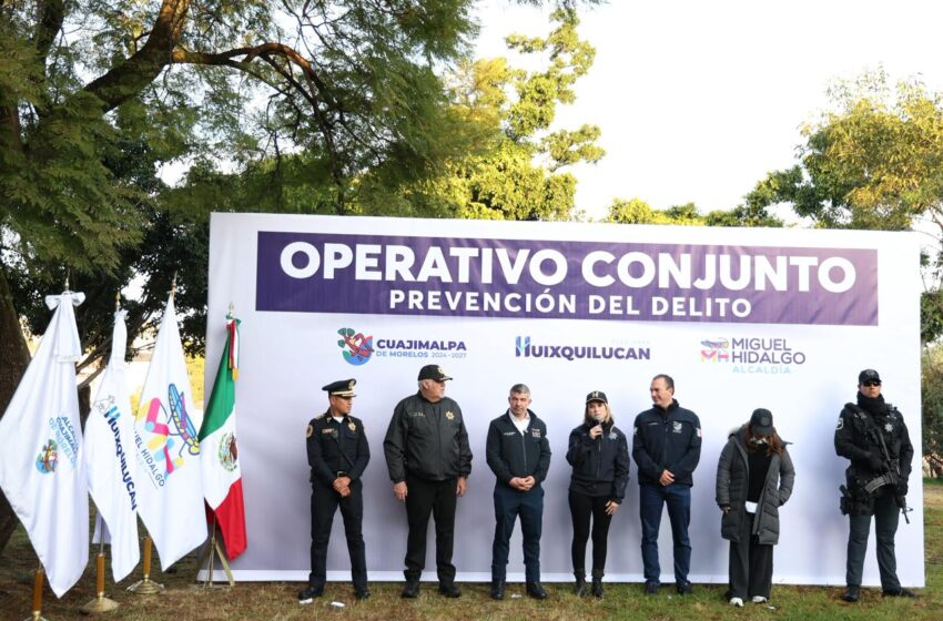 Huixquilucan, Miguel Hidalgo y Cuajimalpa arman operativo navideño
