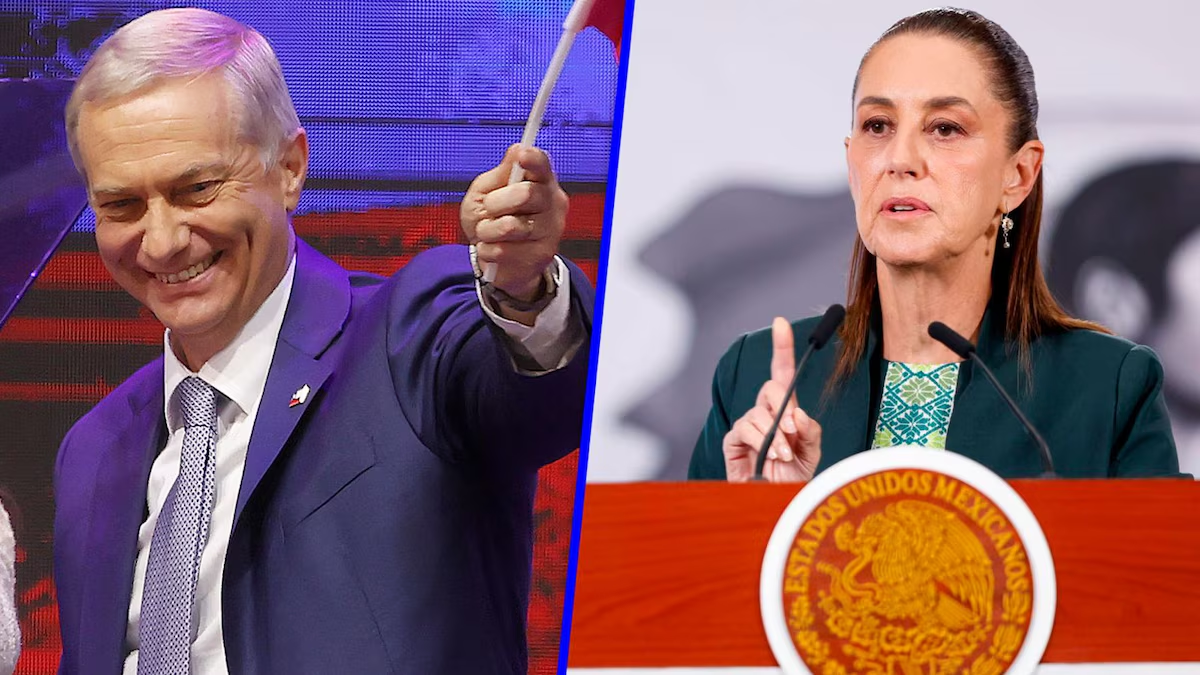 Sheinbaum felicita a José Antonio Kast, nuevo presidente de Chile