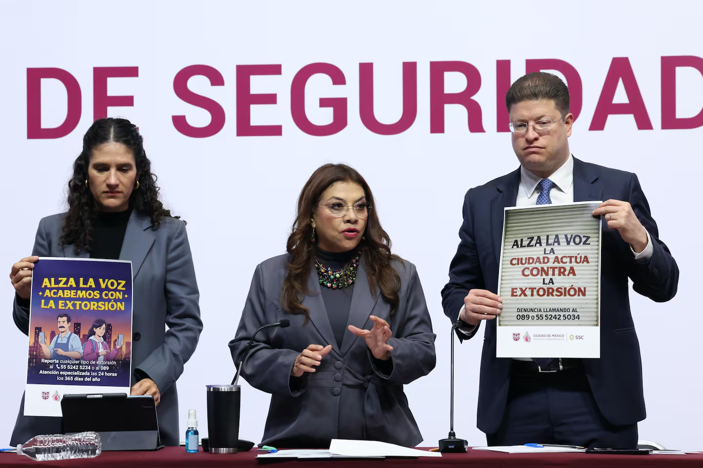 CDMX presenta estrategia con 15 acciones para combatir la extorsión