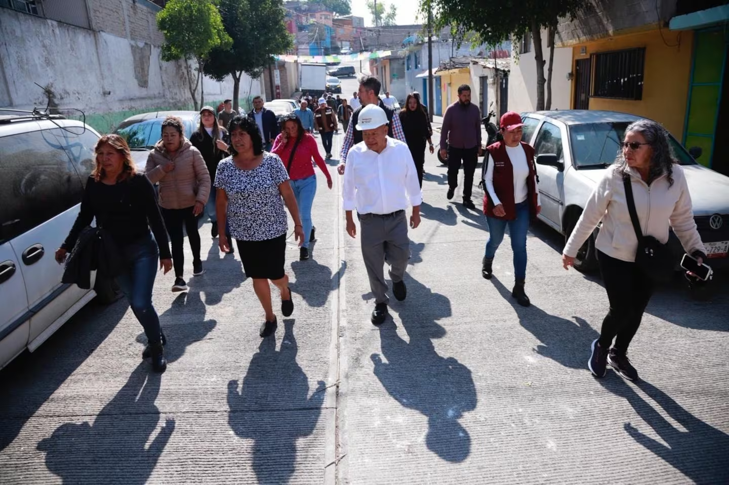 Presidente municipal de Tlalnepantla recorre comunidades de San Rafael