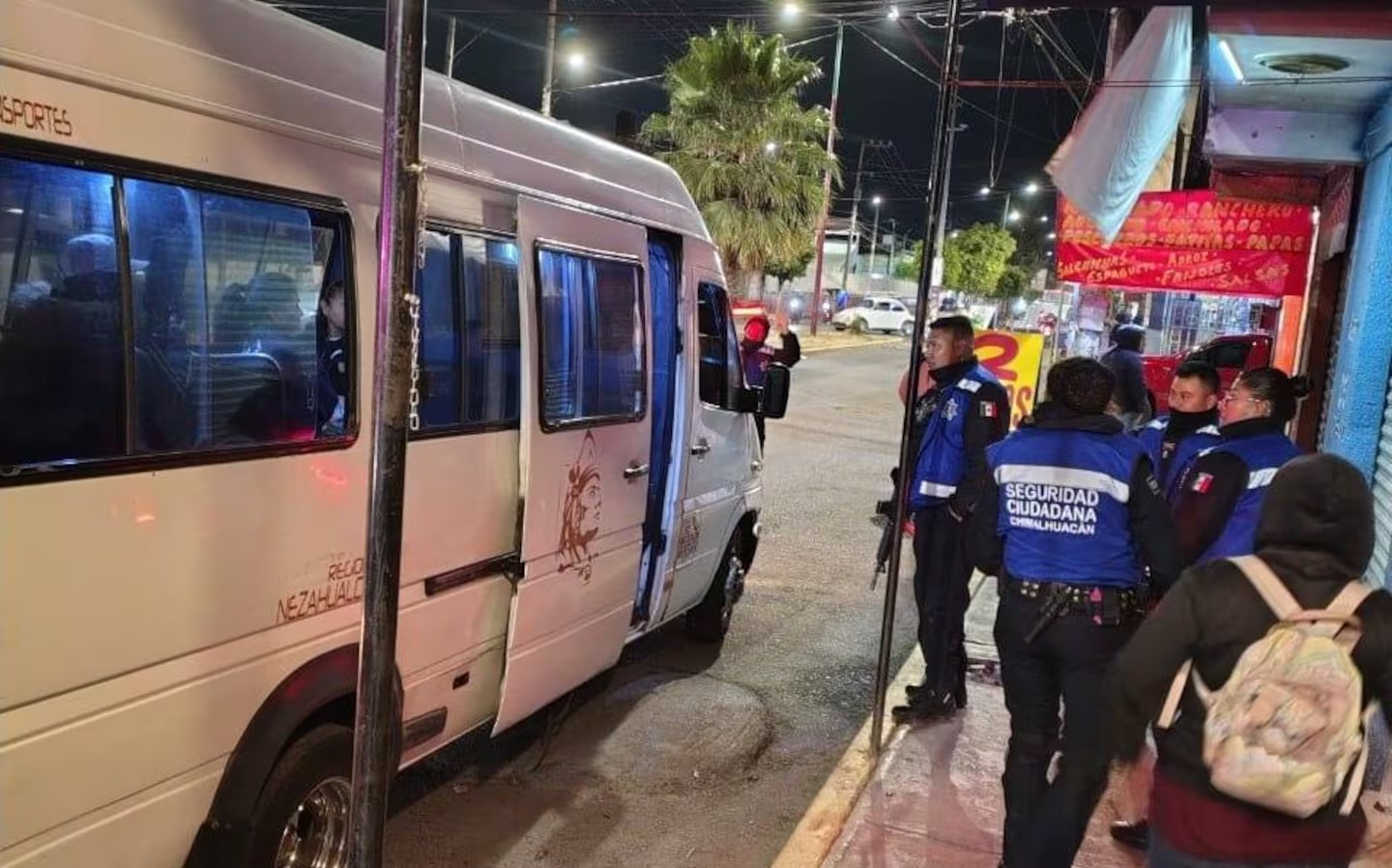 Refuerzan operativos de seguridad en el transporte público de Chimalhuacán